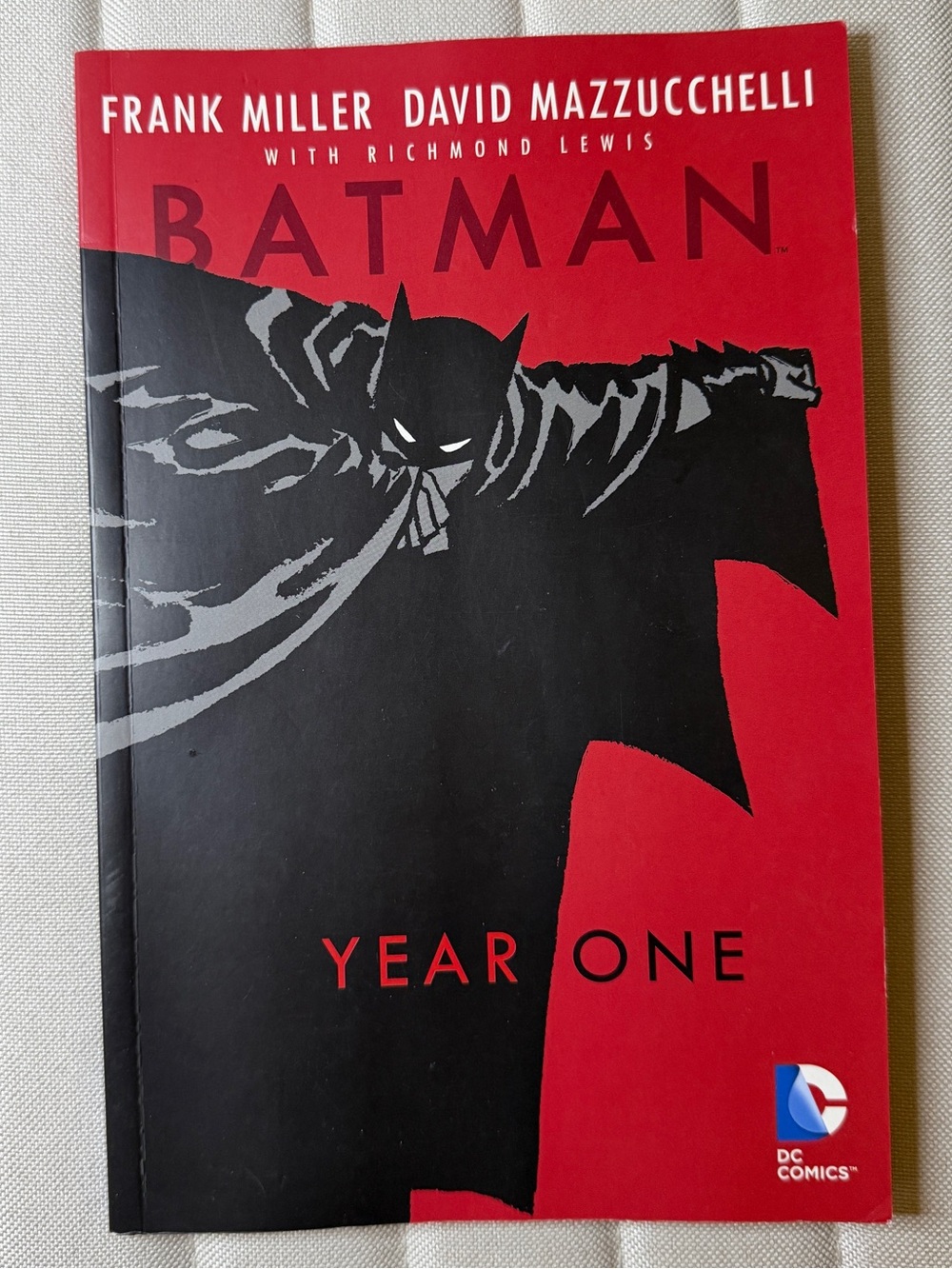 DC Comics Batman Year One Graphic Novel - Red & Black